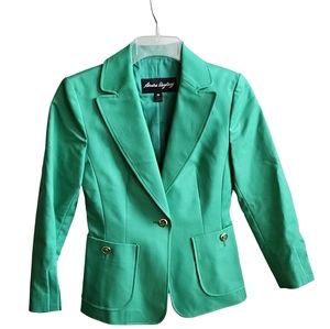 Sandra Angelozzi - Green suit - blazer - us size 0
